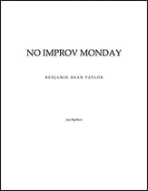No Improv Monday Jazz Ensemble sheet music cover